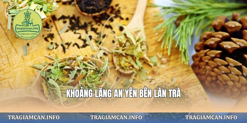 Khoảng lặng an yên bên làn trà