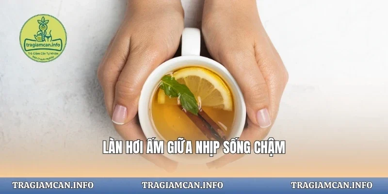Làn hơi ấm giữa nhịp sống chậm